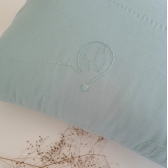 Almofada em linho quiltado