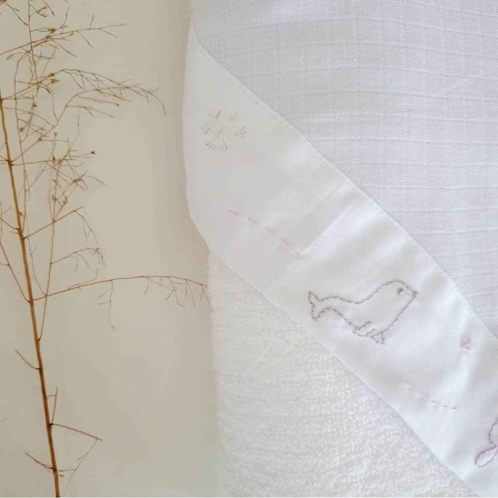 Toalha de banho Primeiros Meses | Trama Antartics