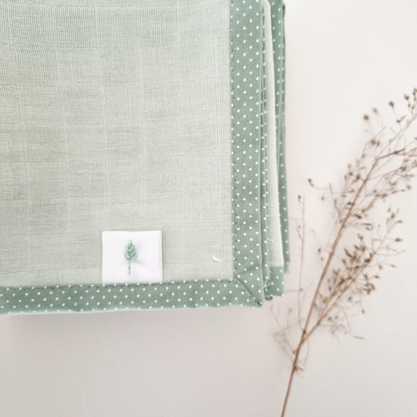 Trio de toalhas de boca