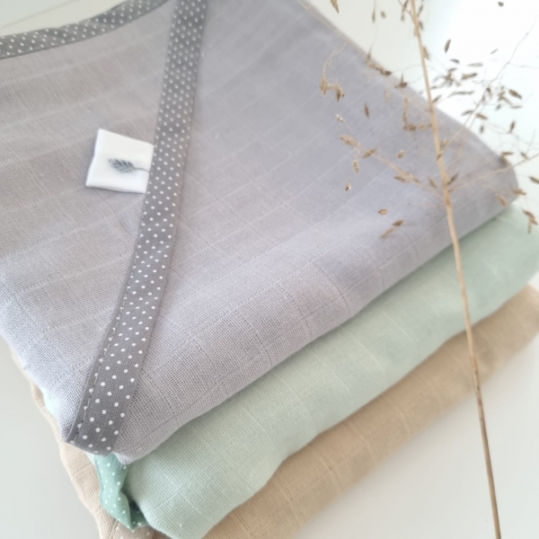 Toalha fralda com capuz