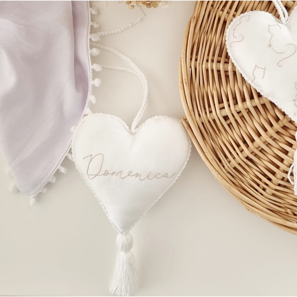 Pingente coração nome