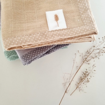 Trio de toalhas de boca