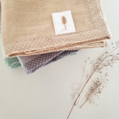 Trio de toalhas de boca