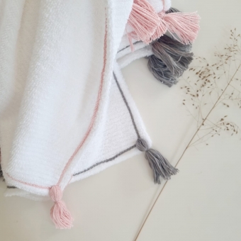 Toalha lavabo tassel