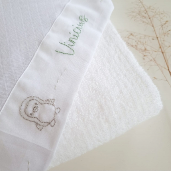 Toalha de banho Primeiros Meses | Trama Antartics