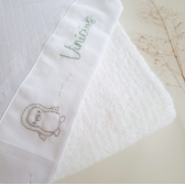 Toalha de banho Primeiros Meses | Trama Antartics