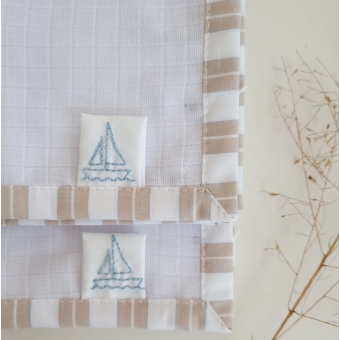 Dupla de toalhas de boca | Trama At the sea