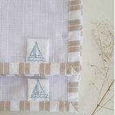 Dupla de toalhas de boca | Trama At the sea